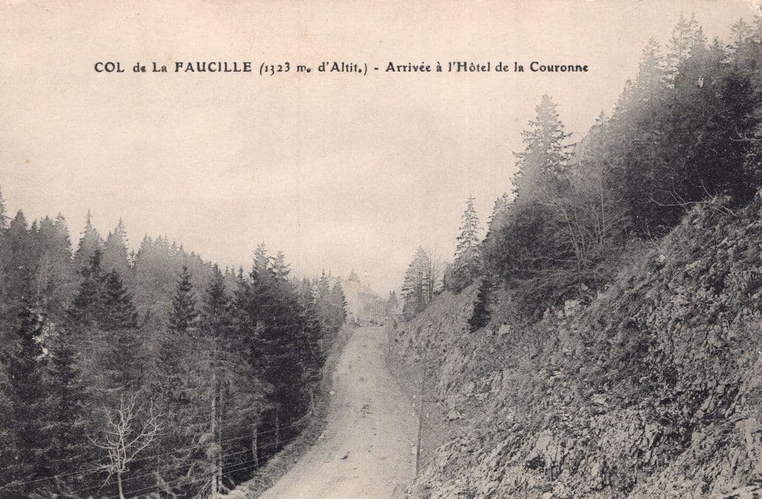 Col De La Faucille Arrivee Hotel De La Couronne French Postcard
