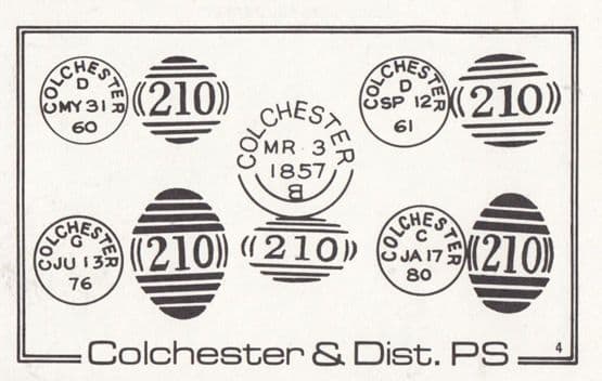 Colchester Frank PS in Victorian 1857 Repro Frank Postcard
