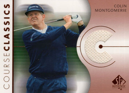 Colin Montgomerie Course Classics 2003 Authentic Worn PGA Tour Golf Shirt Card