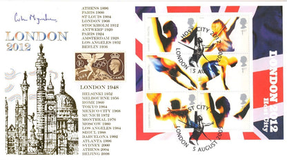 Colin Moyniham London 2012 Olympic Games Hand Signed LTD TO 100 FDC