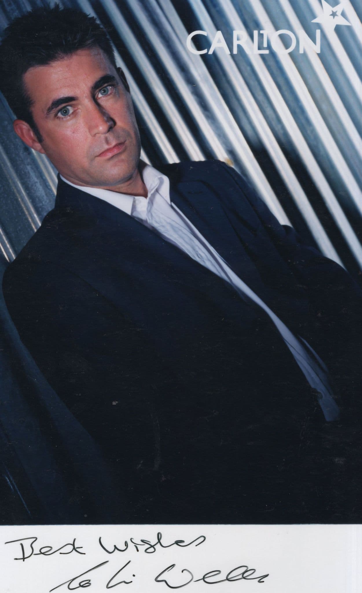 Colin Wells Crossroads Hand Signed Carlton TV Photo