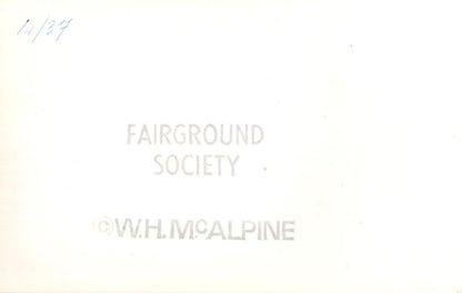 Collins Great Fair Wonderland Old Organ 1907 Fairground Society PB Postcard Photo
