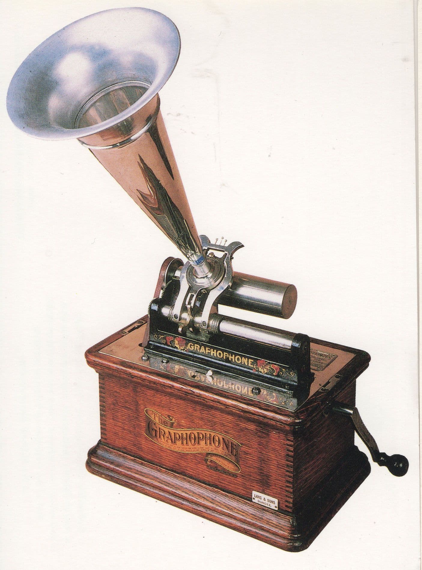 Columbia Gramophone Record Player National Sound Archive Postcard