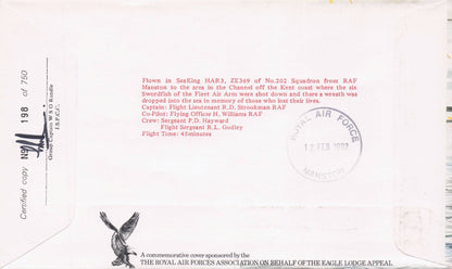 Commander Charles Kingsmill Edgar Lee Operation Cerberus Hand Signed FDC