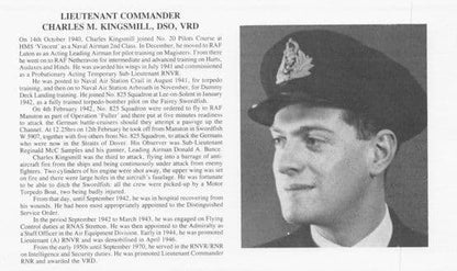 Commander Charles Kingsmill Edgar Lee Operation Cerberus Hand Signed FDC