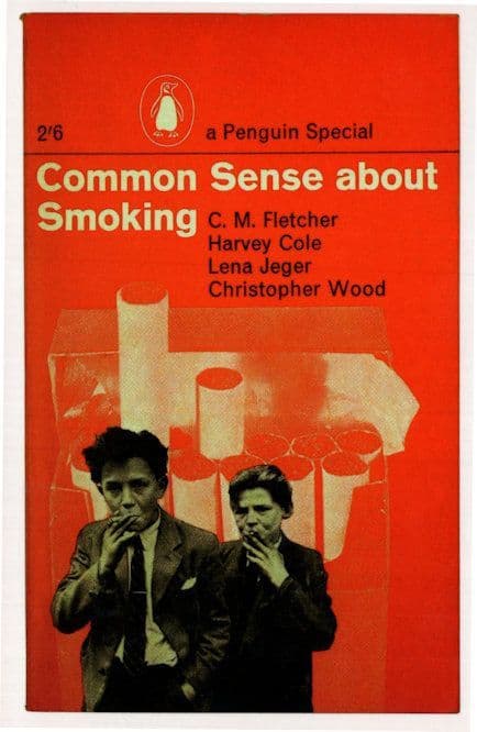 Common Sense About Smoking Quit Tobacco 1963 Book Postcard