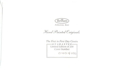 Concorde Benham Hand Painted Original Limited Edition of 50 FDC