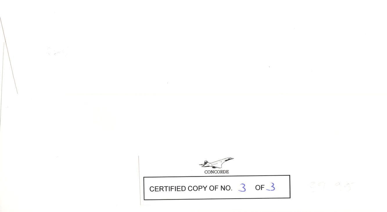 Concorde Chinese New Year 2004 Ian Smith James Bedforth LTD TO 3 Hand Signed FDC