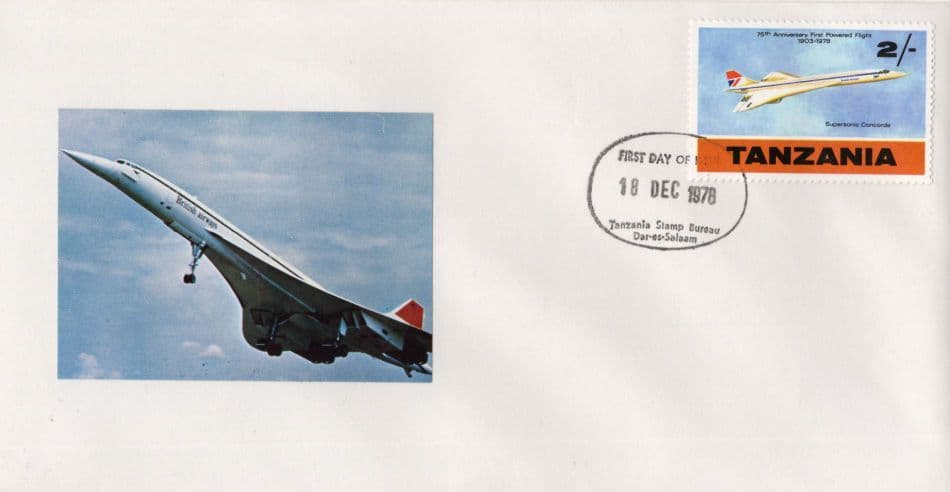 Concorde Tanzania First Flight Day Of Issue 1979 FDC