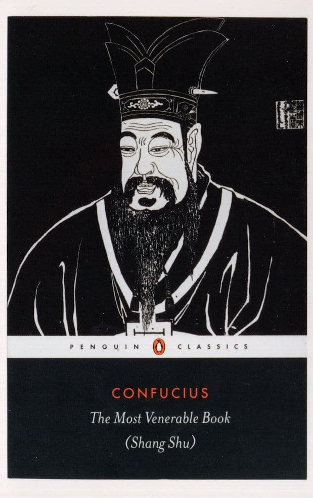 Confucius The Most Venerable Book Shang Shu Postcard