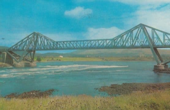 Connel Ferry Bridge Gem Of The Highlands Frank 1970s Scottish Postcard