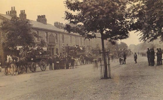 Conservative Party Meeting at Tam O Shanter Inn Pub York Large Postcard