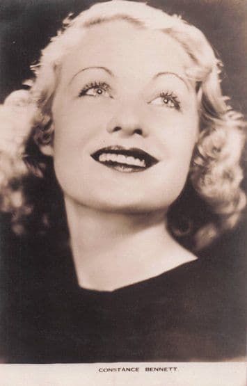 Constance Bennett Film Weekly Vintage Actress Real Photo PB Postcard