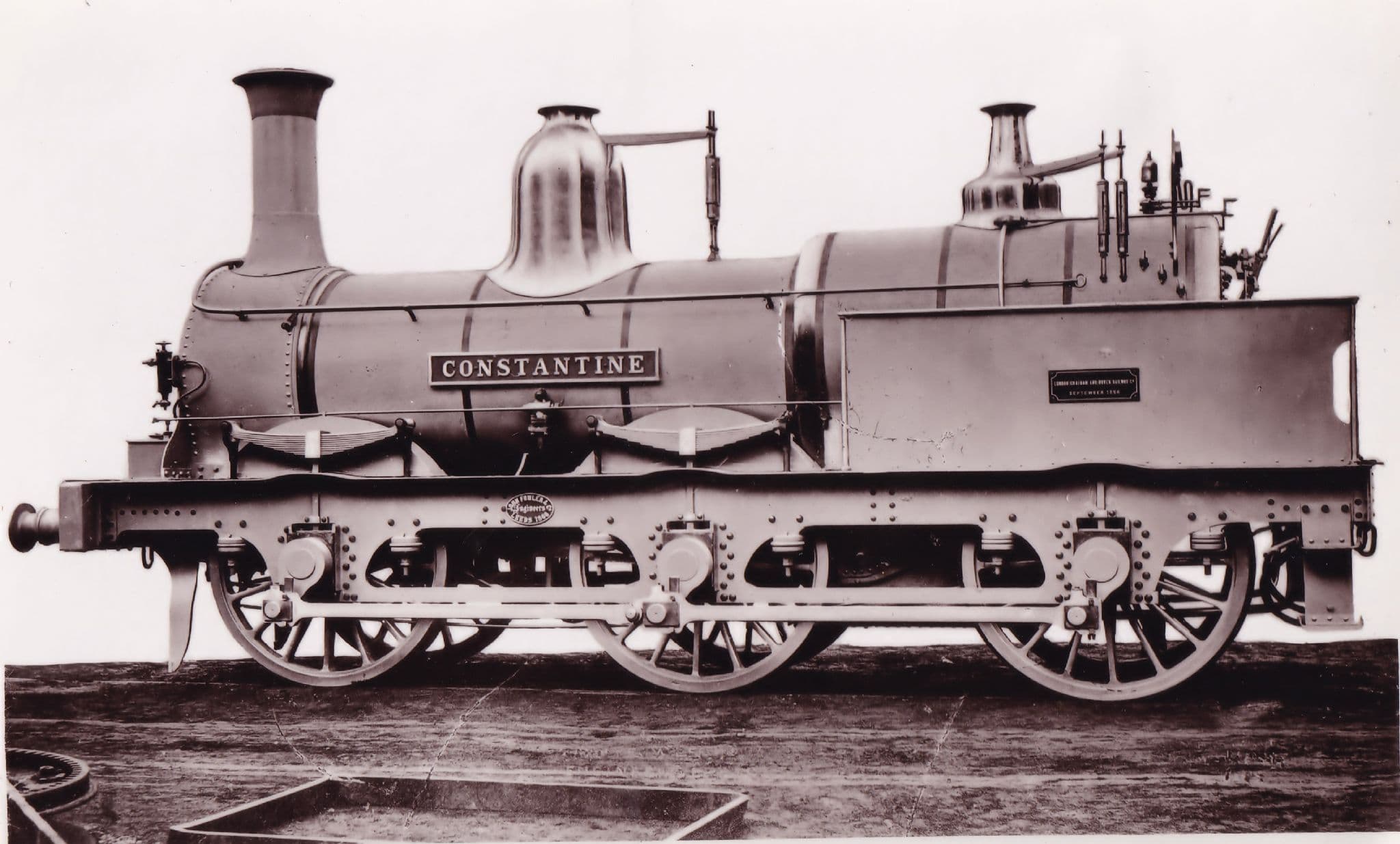 Constantine Train Postcard Leeds Built SECR Real Photo Postcard