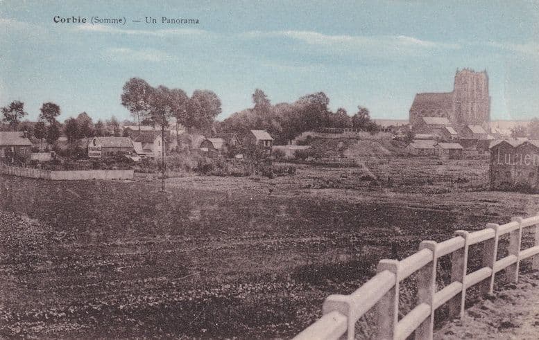 Corbie Somme Panorama Antique French Postcard