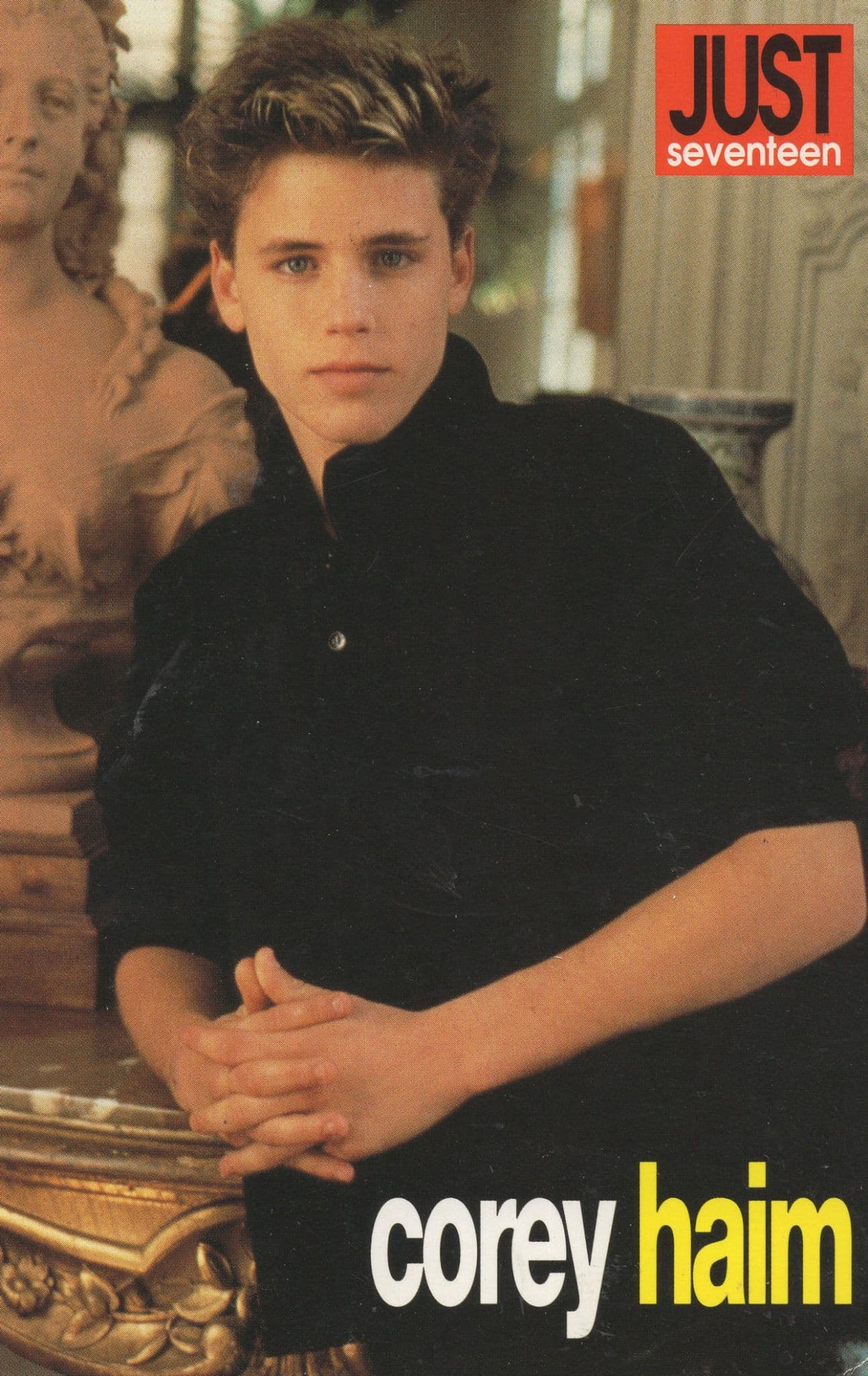 Corey Haim The Lost Boys Pop Singer Rare Just Seventeen Postcard