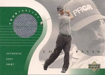 Corey Pavin Original Shirt Golf Tour Rare Limited Threads Card