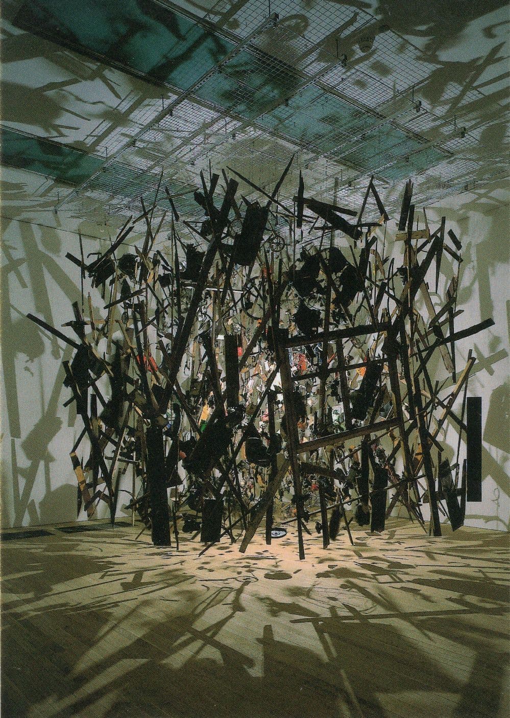 Cornelia Parker Cold Dark Matter Army Shed Bomb Art Postcard