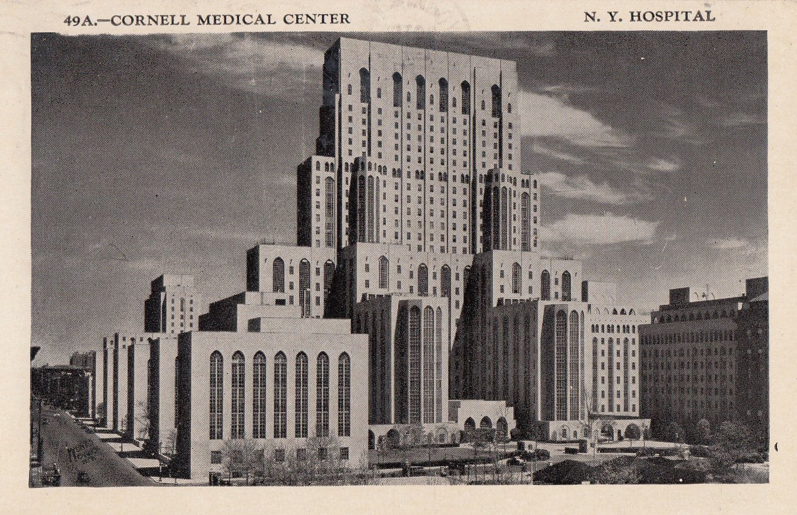Cornell Medical Centre Center New York Hospital Postcard
