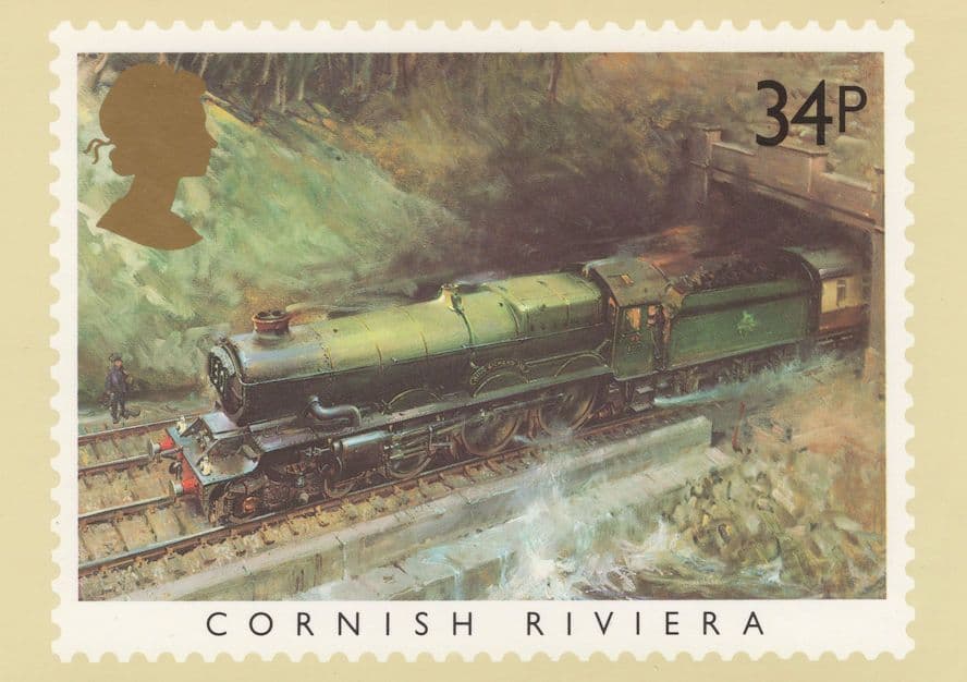 Cornish Riviera PHQ Rare Limited Edition Train Postcard