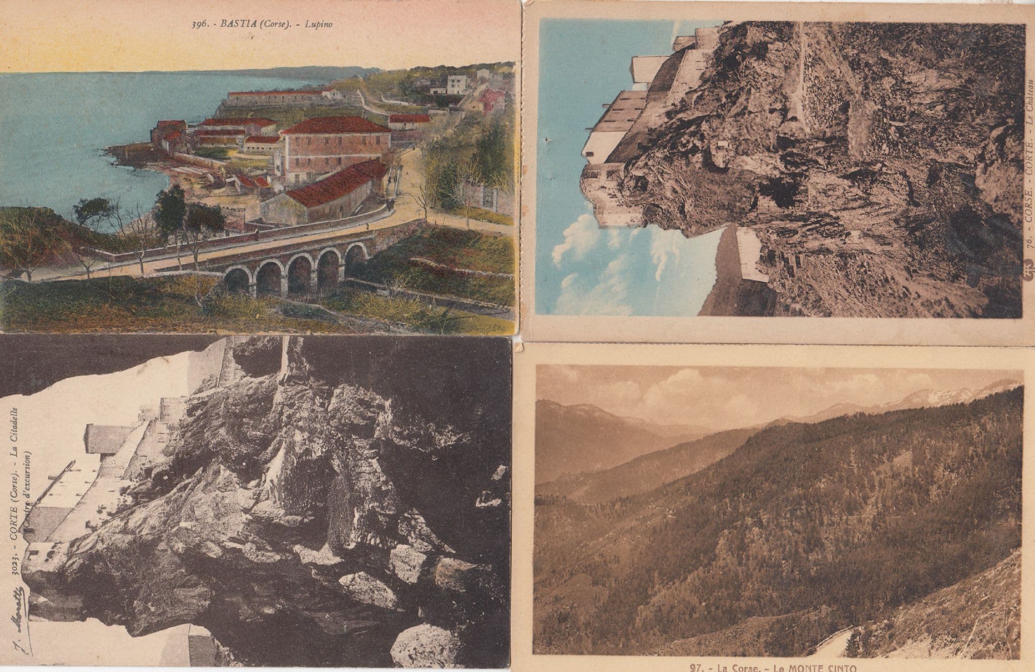 Corsica 4x Antique Postcard s