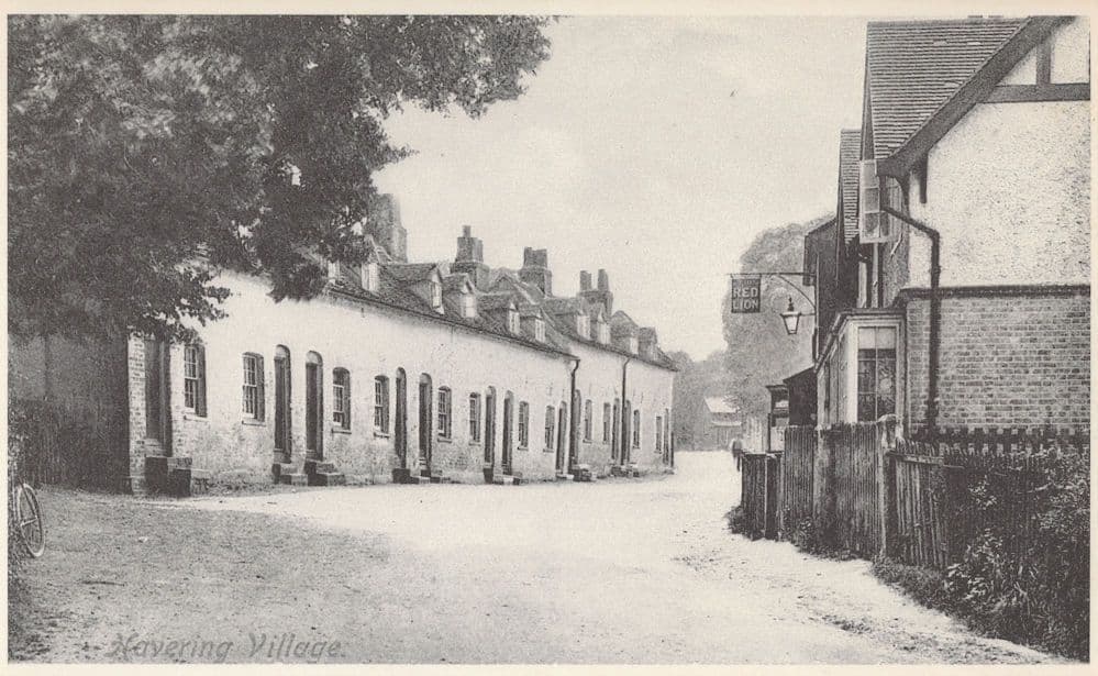 Cottage Number 10 Havering Village in 1900 Essex Postcard