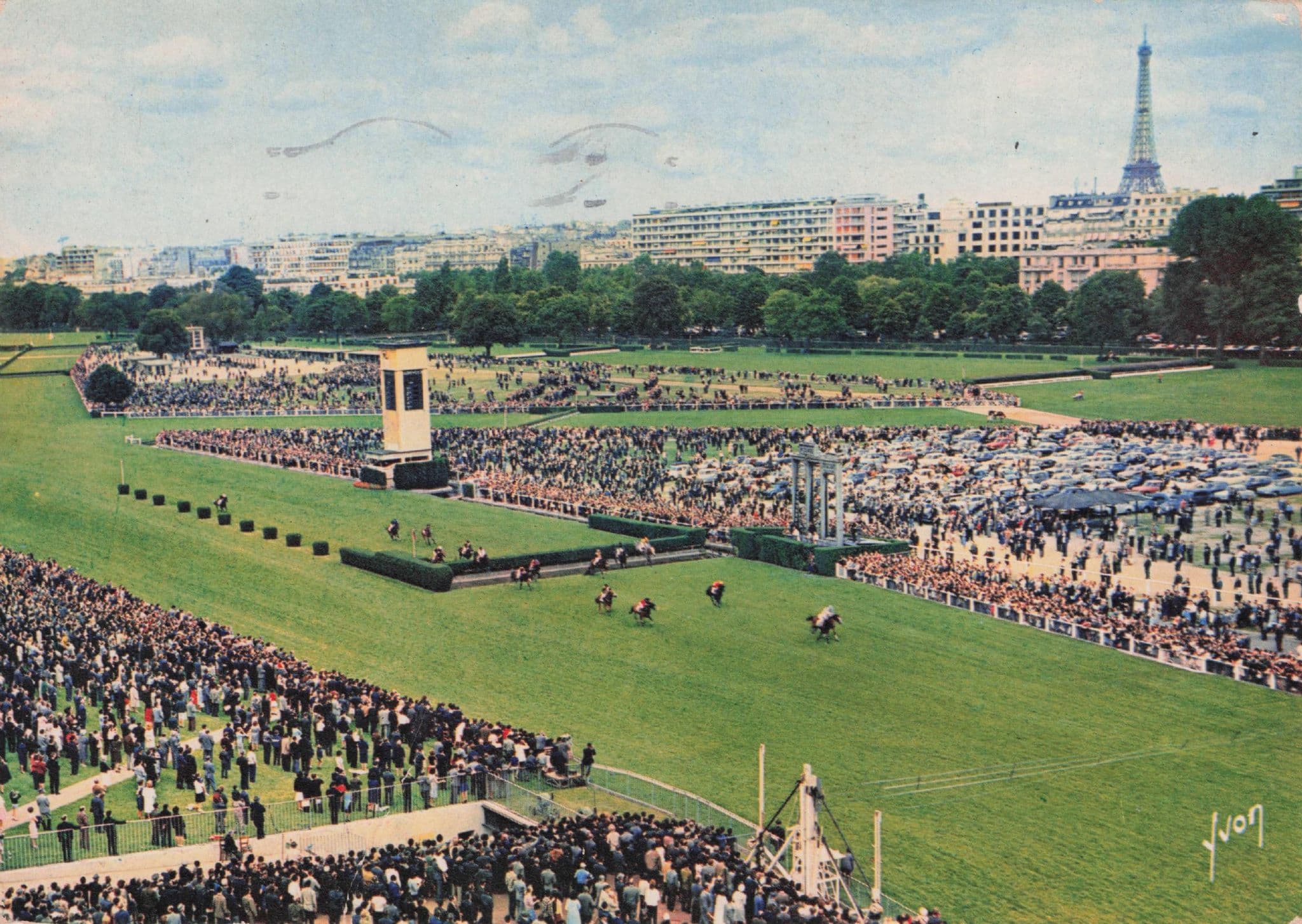 Couleurs Et Lumiere Paris De France Horse Racing Postcard