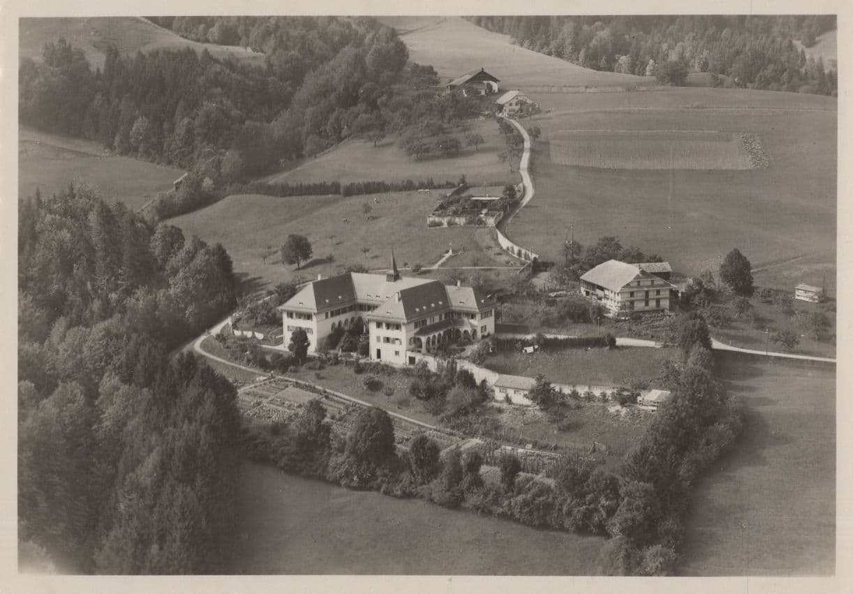 Couvent Du Carmel Le Piquier French Aerial RPC Postcard