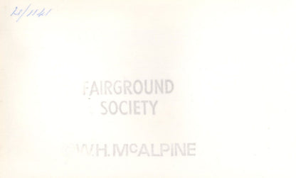 Cox's of Mansfield Carousel Roundabout Fairground Society PB Postcard Photo