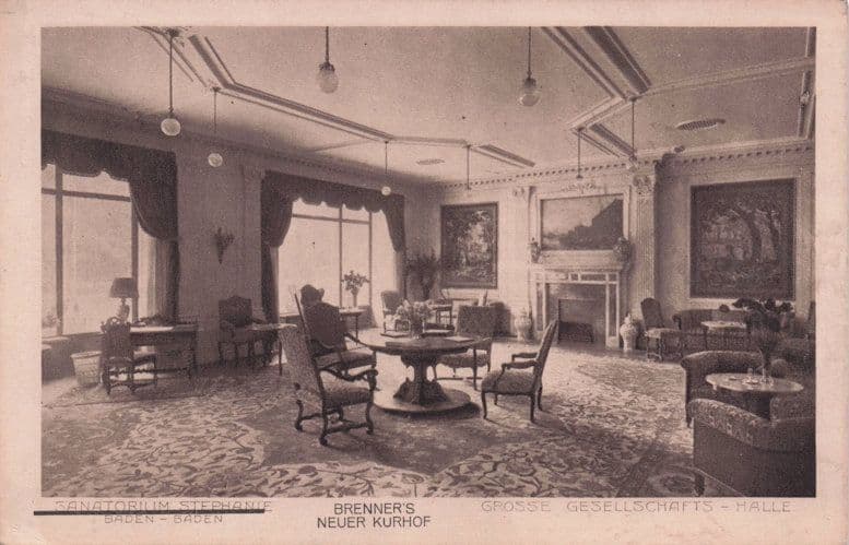 CPA AK Allemagne Brenner's Neuer Kurhof German Old Postcard