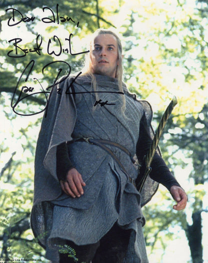 Craig Parker Lord Of The Rings Ultimate 10x8 Hand Signed & COA 2x Photo s