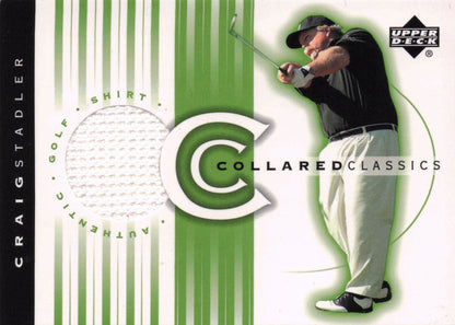 Craig Stadler Collared Classics Golf Shirt Relic Upper Deck 2003 Card