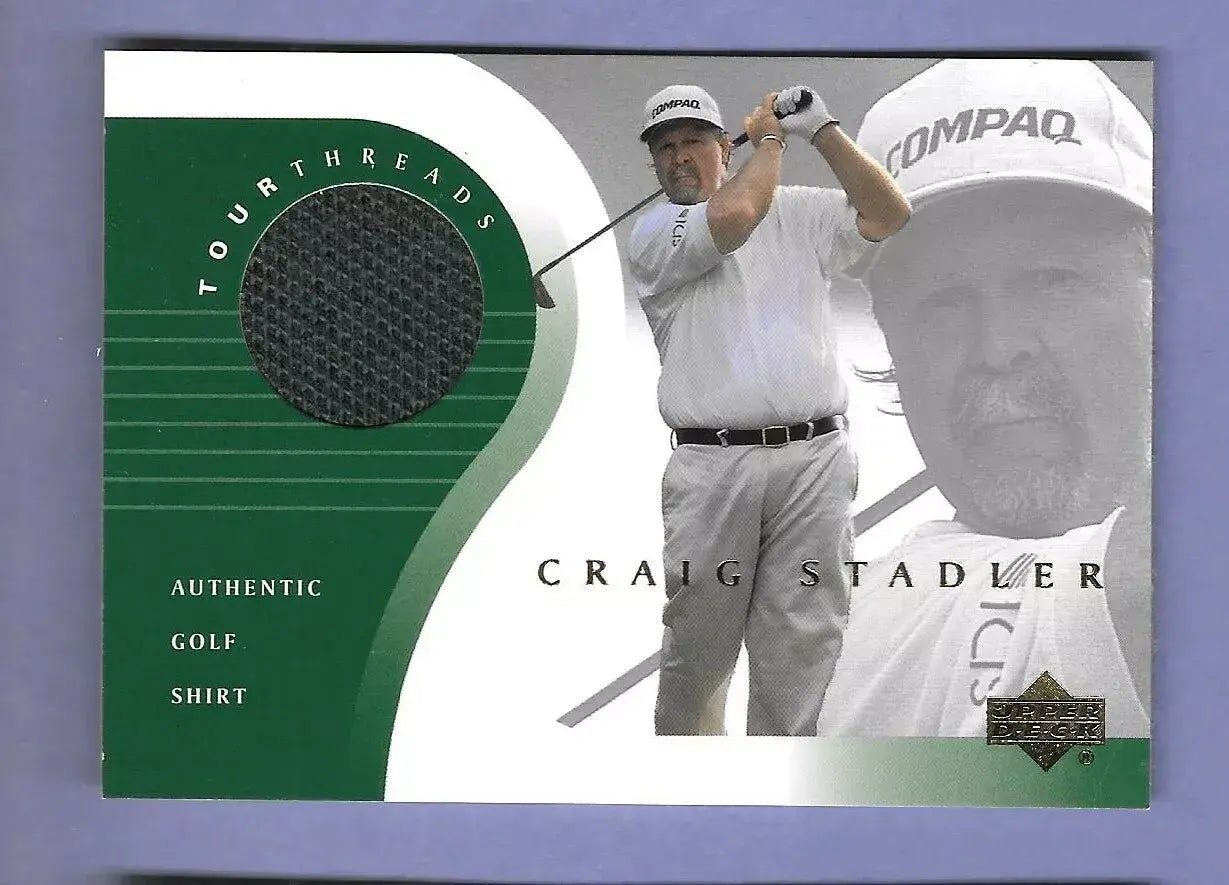 Craig Stadler Upper Deck Authentic Golf Shirt Threads Rare Card