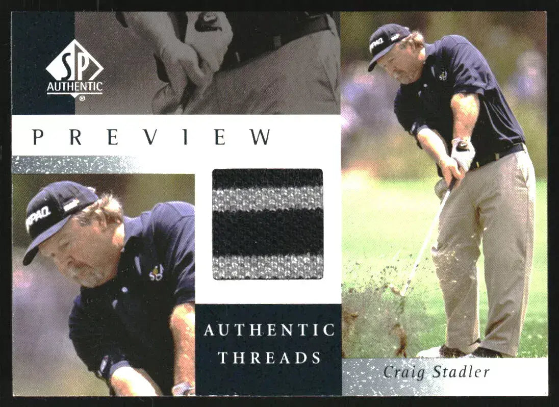 Craig Stadler Upper Deck Worn Shirt Golf Tour Rare Limited Threads Card