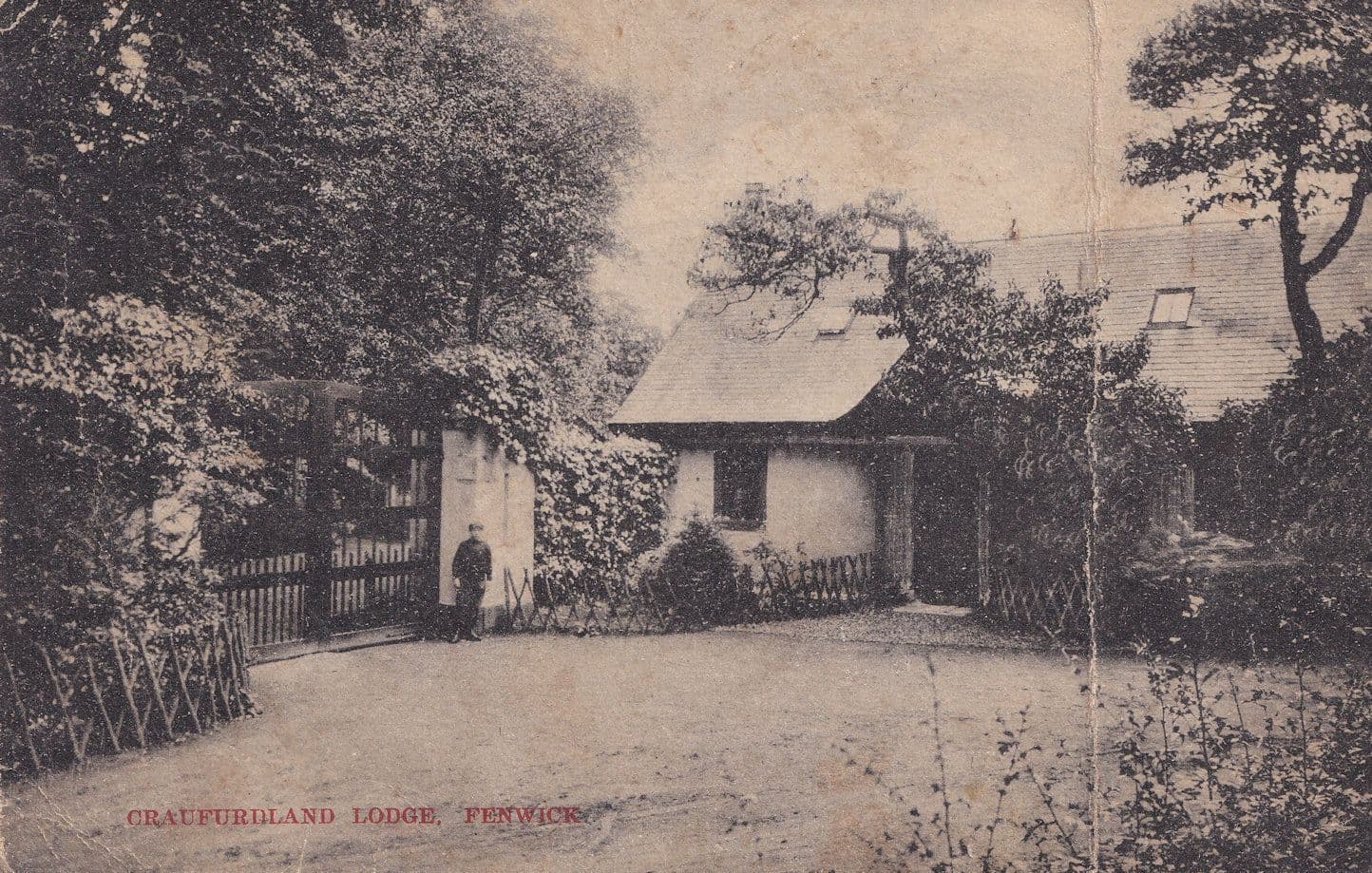 Craufurdland Lodge Fenwick Kilmarnock WW1 Postcard
