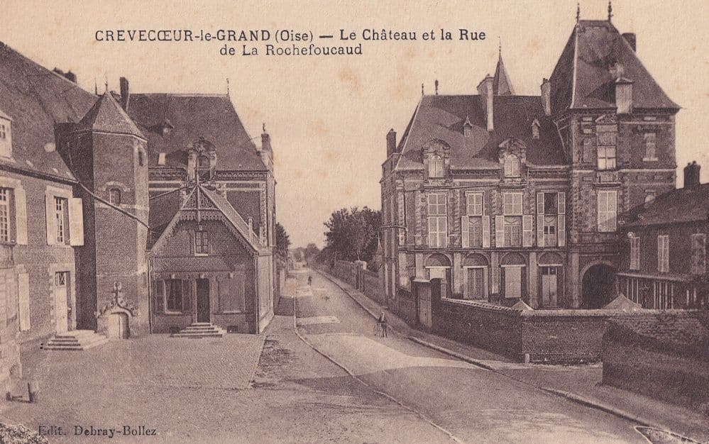 Crevecour Le Grand Chateau De La Rue Antique French Postcard