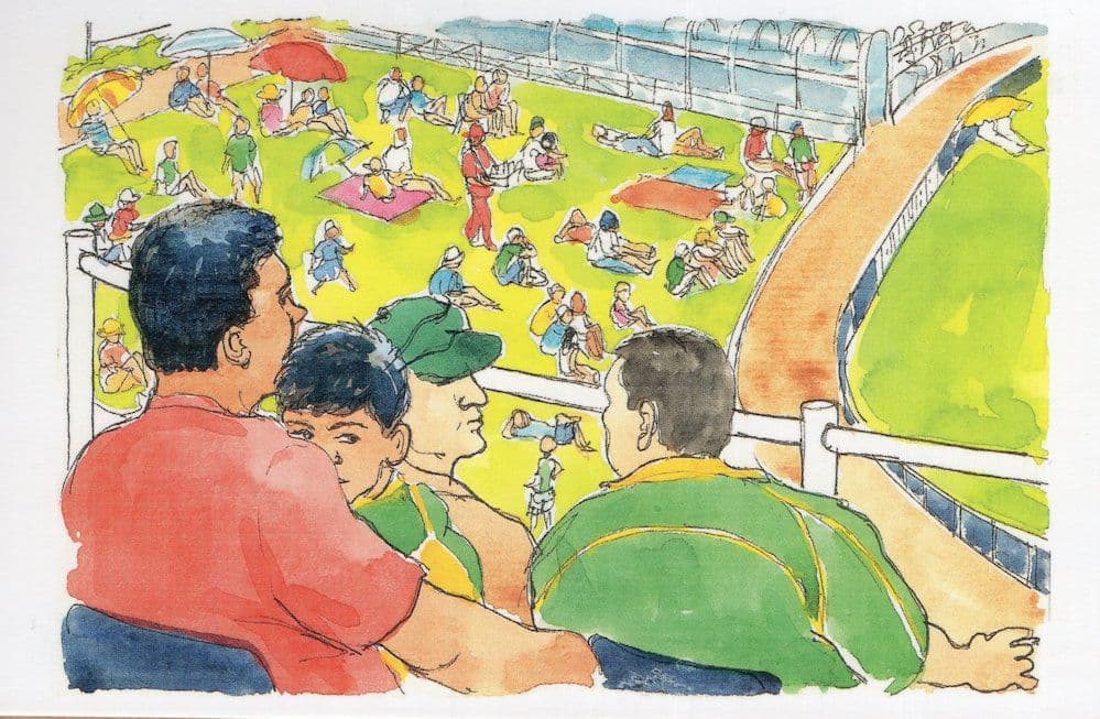 Cricket at Wanderers Ground Johannesburg South Africa Postcard