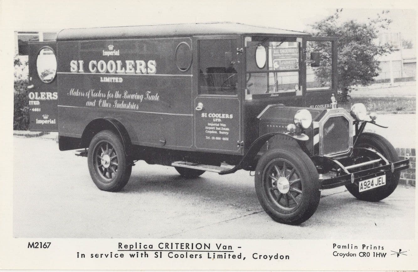 Criterion Coolers Manufacturers Industry Old Van Surrey Postcard