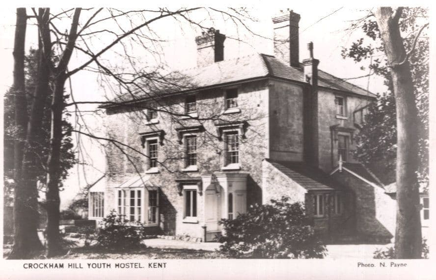 Crockham Hill Youth Hostel Kent Real Photo Postcard