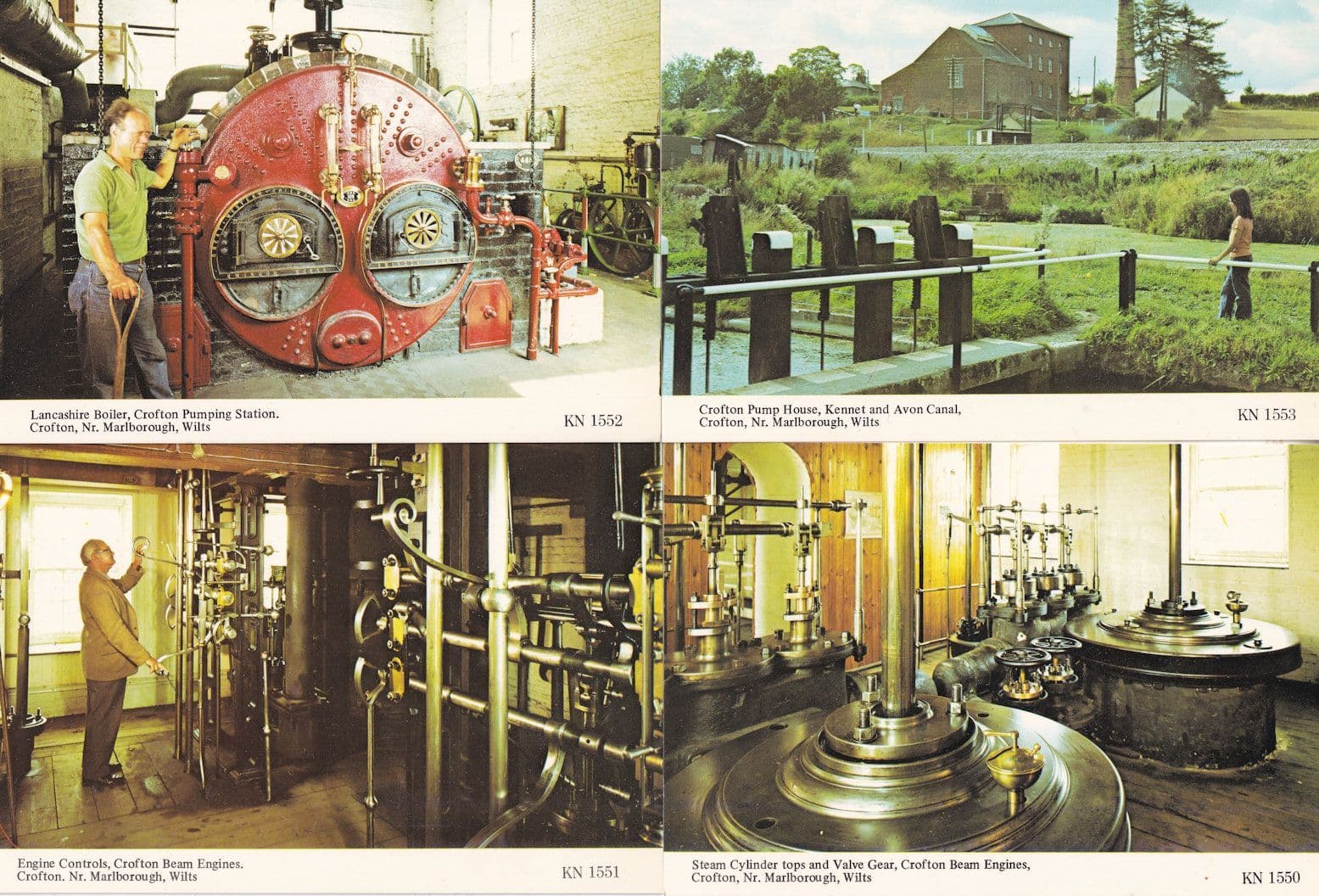 Crofton Pump House Boiler Engine Room Avon Canal 4x Wiltshire Postcard s