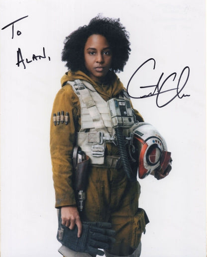 Crystal Clarke Star Wars Jedi 10x8 Hand Signed Autograph & COA PHOTO