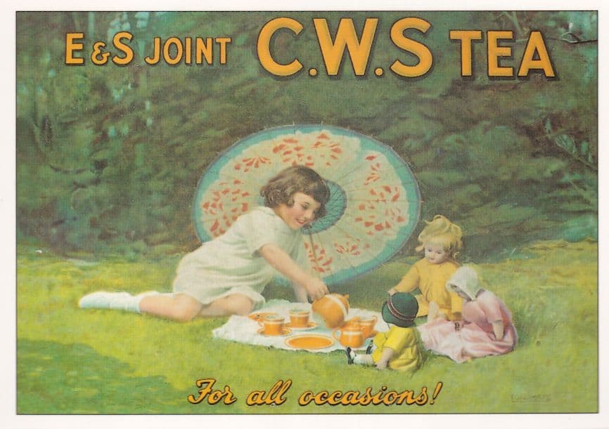 CWS Tea For All Occasions Advertising Postcard
