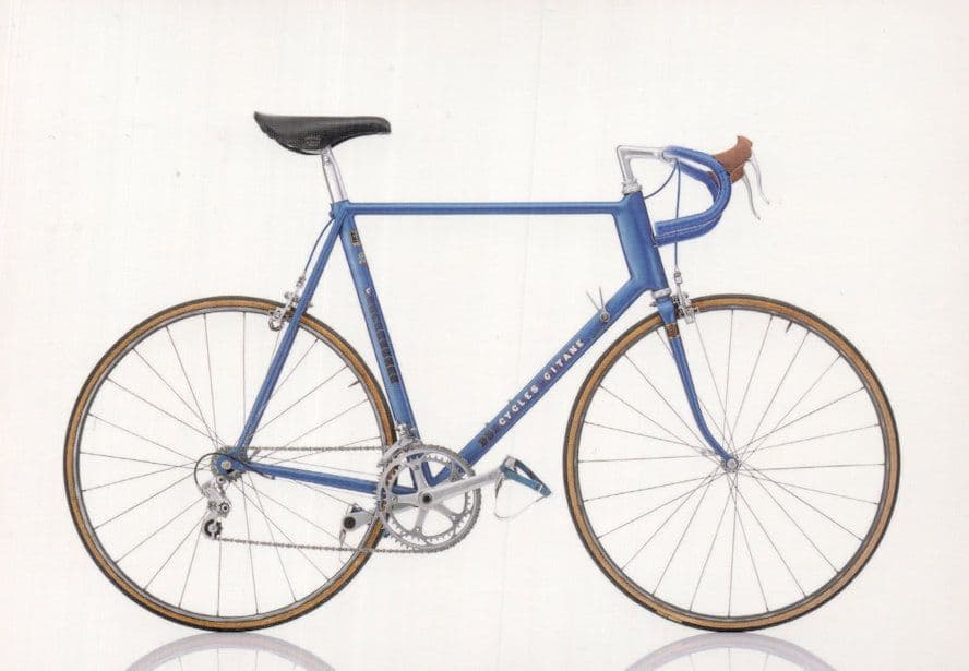 Cycles Gitane Profil Aero TT French Bike France 1981 Bicycle Postcard