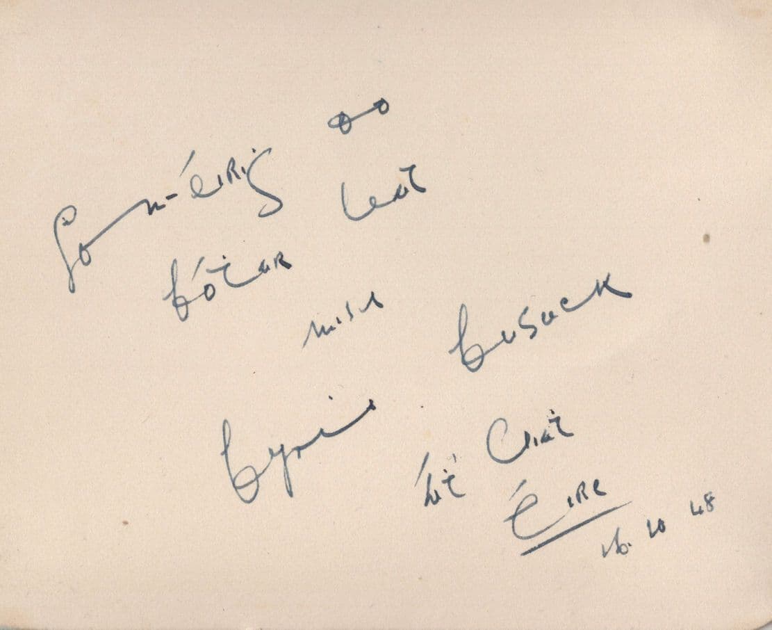 Cyril Cusack The Day Of The Jackal Hand Signed Autograph