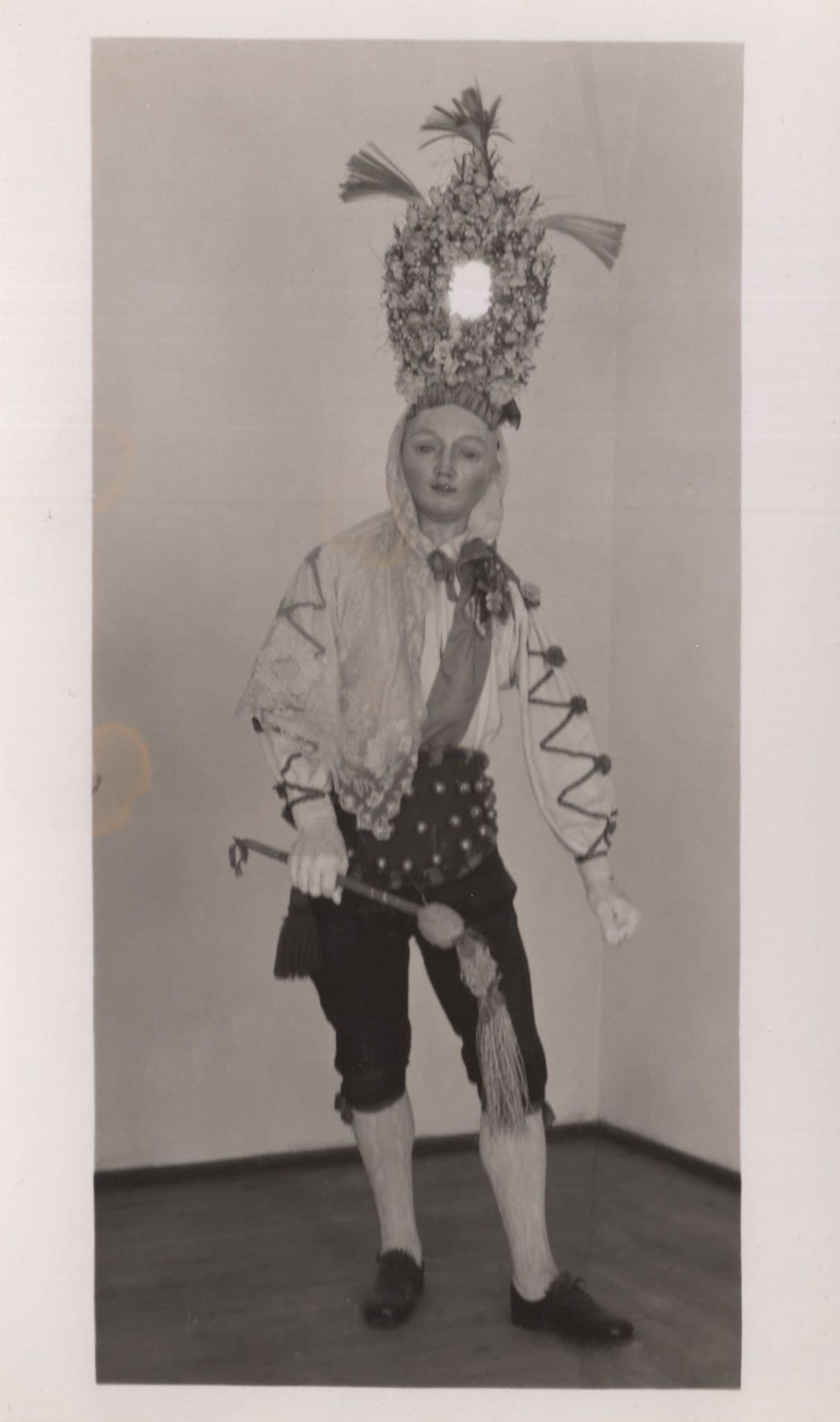 Czech Republic Soviet Cross Dressing Gay LGBT Costume Man RPC Old Postcard
