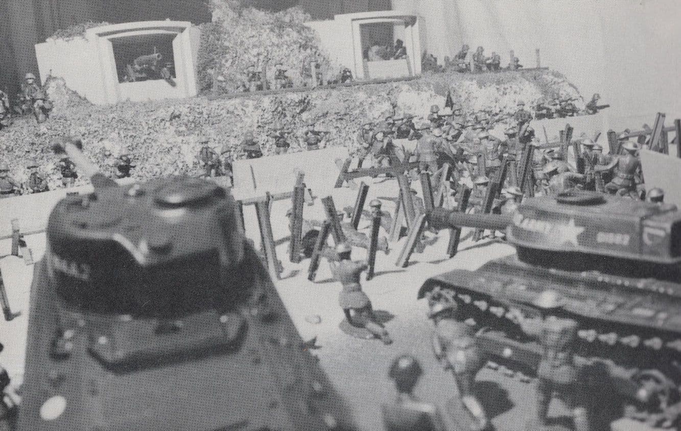 D-Day Military Toy Soldiers Florida Woolworths Postcard