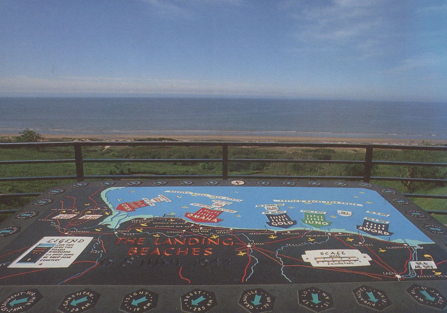 D-Day WW2 Landings Normandy 1944 Postcard