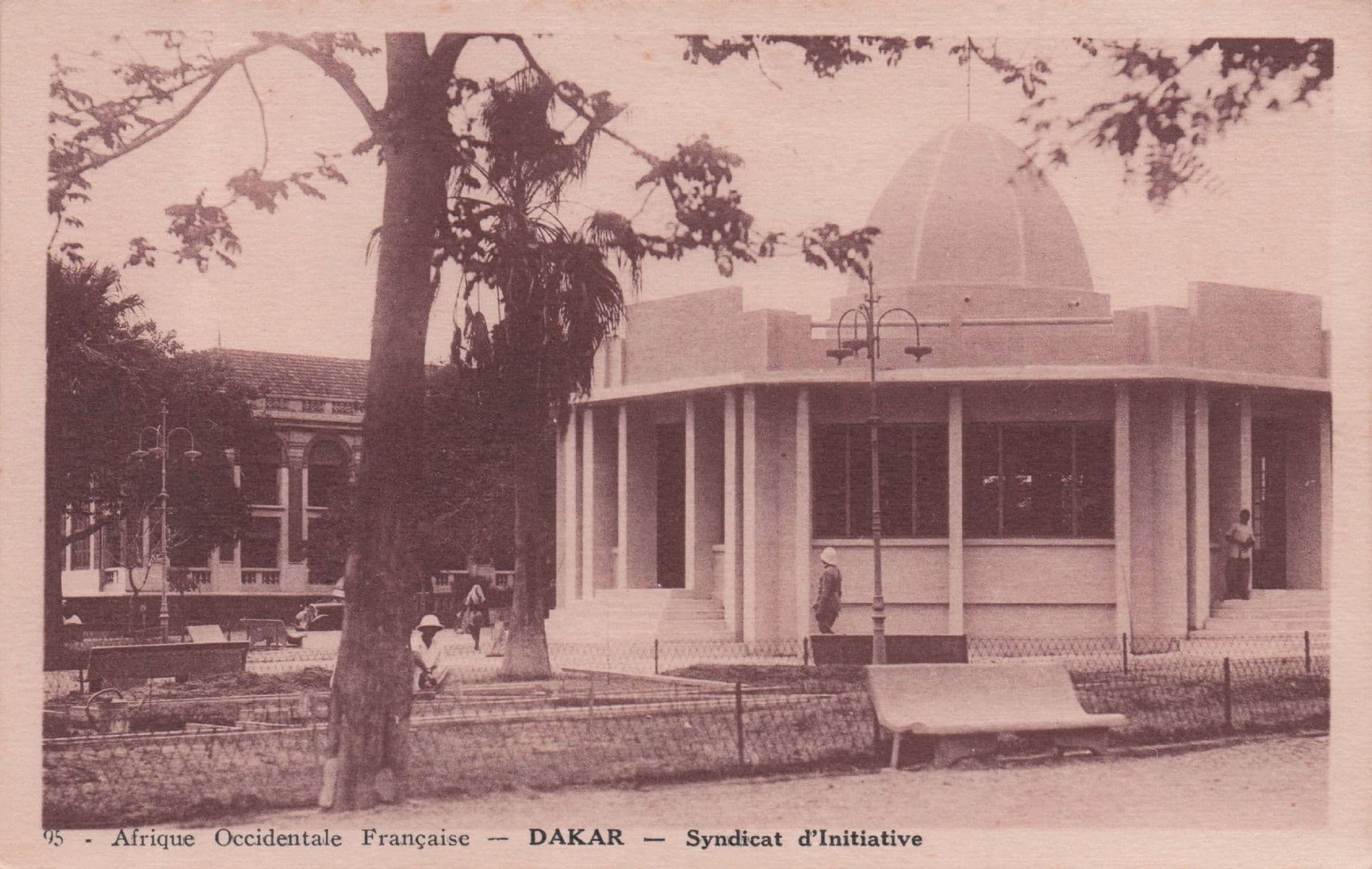 Dakar Syndicat D'Initiative Africa Old Postcard