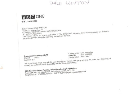 Dale Winton The Other Half Season 2 Launch BBC Press Photo