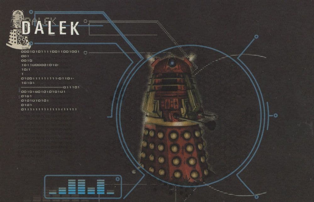 Dalek Technical Engineering Construction Supreme Dr Who Postcard